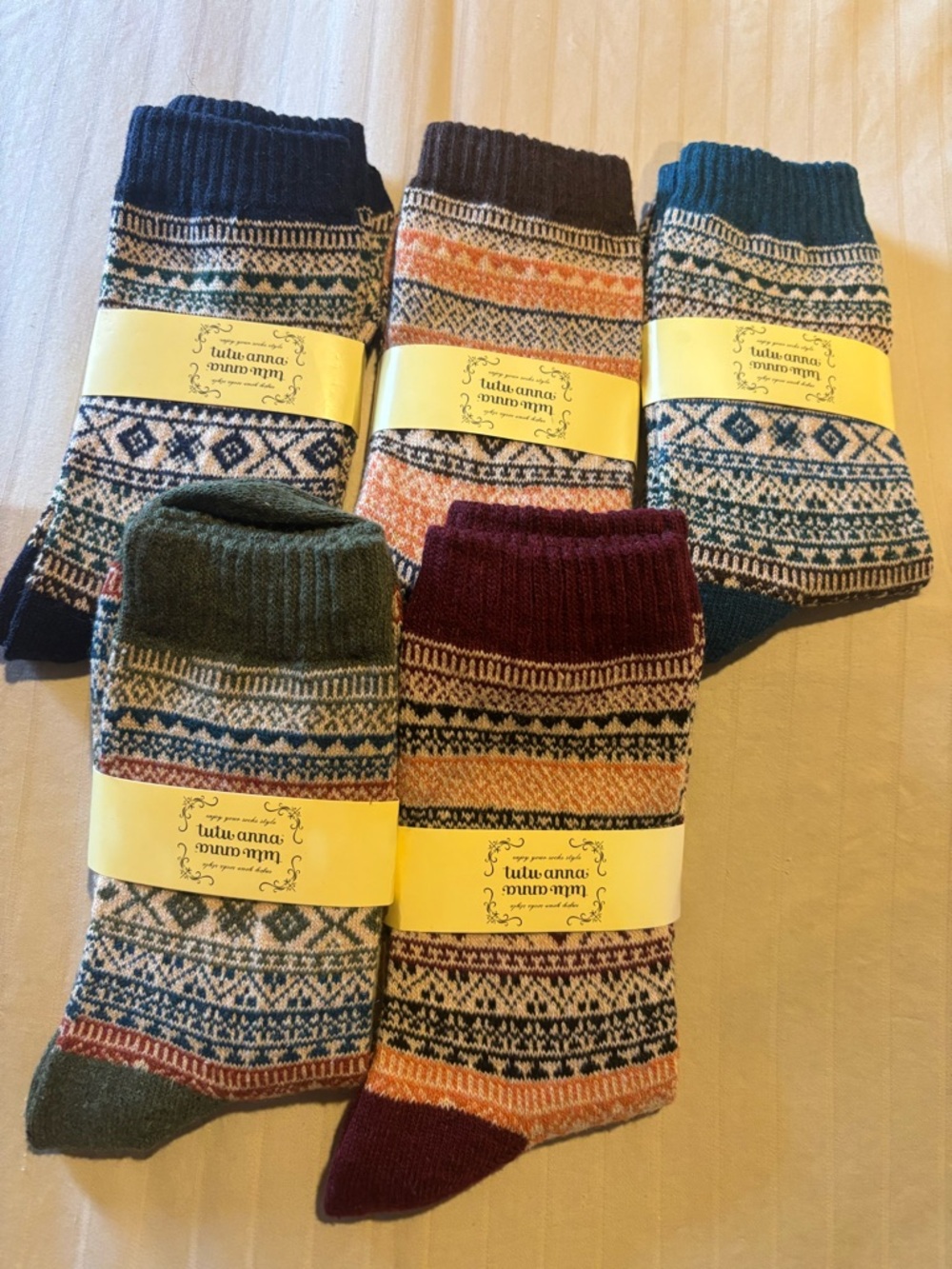 Tutu Anna wool blend socks 5 Pairs